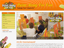 Tablet Screenshot of paintalongforfun.com